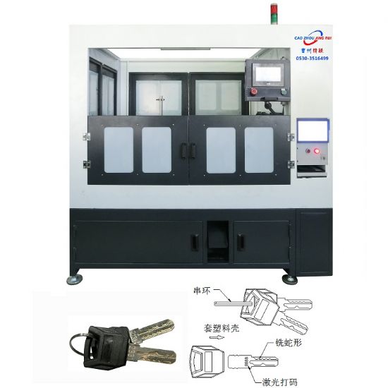 點擊查看詳細信息<br>標題：JZ-5.4A自動鑰匙套殼銑齒打碼穿環(huán)機 閱讀次數(shù)：1402